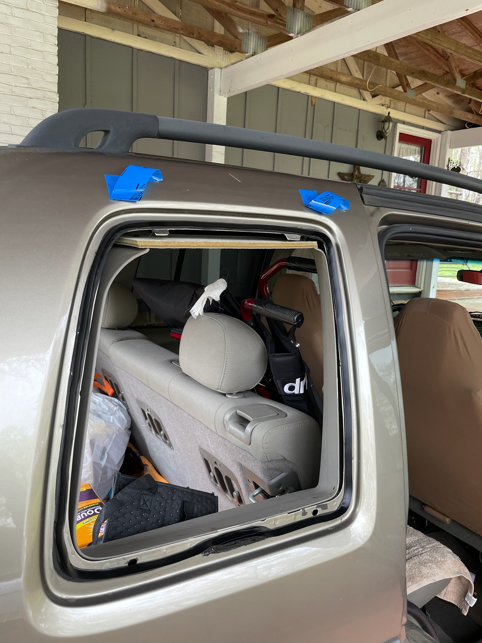 Side Window Replacement - Before