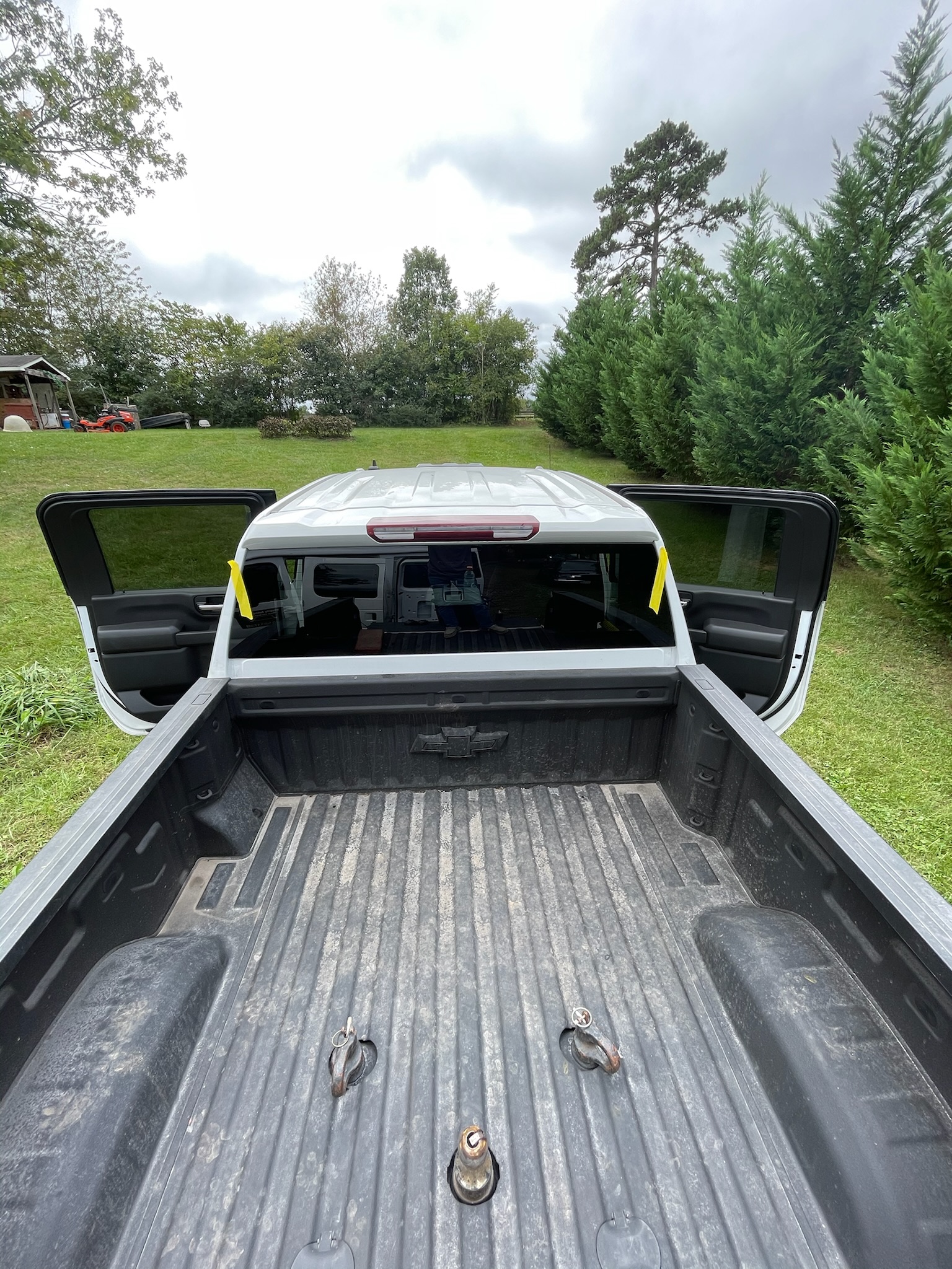 Rear Window Installation